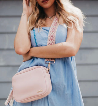 Blush Pretty As Her Crossbody