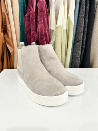 Grey Walk A Mile Hidden Wedge Sneaker