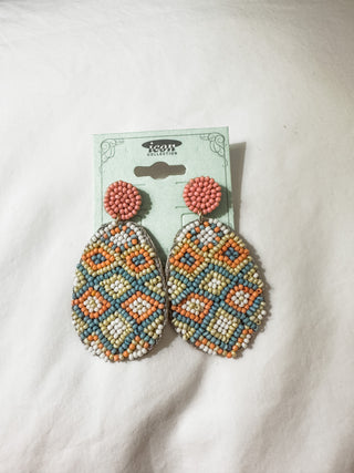 Pink Pastel Easter Egg Earrings